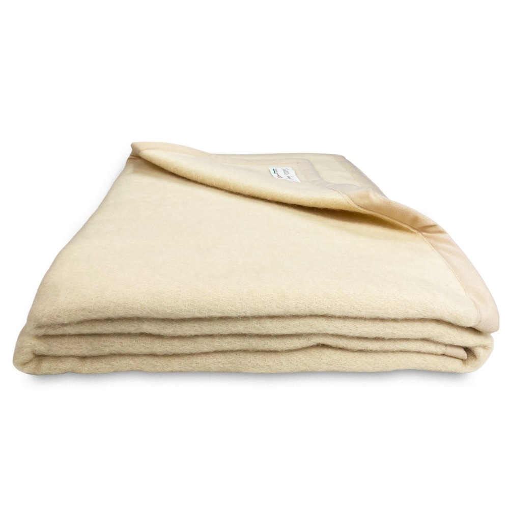 FIREPROOF BLANKET SPRING flame retardant Average weight 1.0 FIREPROOF CLASS 1 approved MADE in ITALY Beige