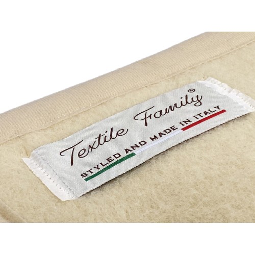 FIREPROOF BLANKET SPRING flame retardant Average weight 1.0 FIREPROOF CLASS 1 approved MADE in ITALY Beige