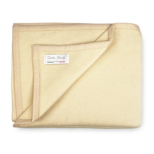 COPERTA Leggera estiva SPRING Peso Medio Modacrilico MADE in ITALY Beige