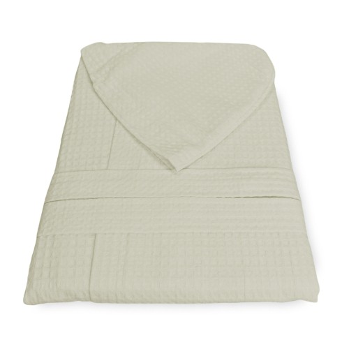 BEE Bee© Nest Bademantel aus reiner Baumwolle mit Kapuze für Erwachsene BEIGE