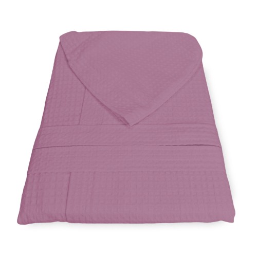 BEE Bee© Nest Bathrobe in Pure Cotton with Hood for Adults PINK