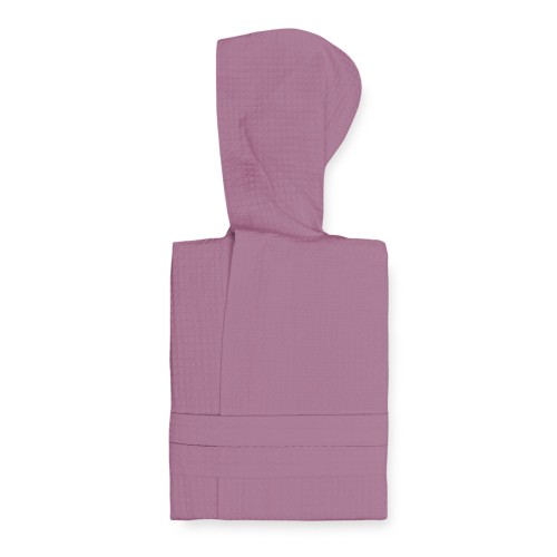 ACCAPPATOIO Nido Ape BEE© in Puro cotone con Cappuccio da Adulto ROSA