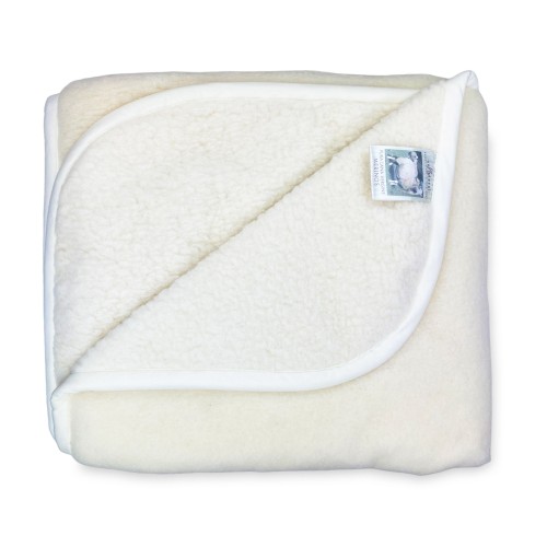 COPERTA MARY in vera LANA MERINOS 1000 gr. Pura lana vergine