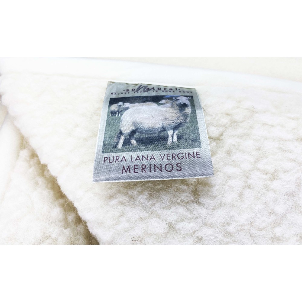 MANTA DE MARÍA en auténtica LANA MERINO 1000 gr. Pura lana virgen