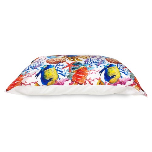 AQUARIUM BETTBEZUG Tropische Fische aus reiner Baumwolle Made in Italy