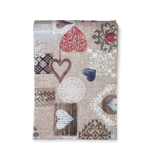 SHABBY TENT rouge cm.150X280 Tyrol emballé MADE in ITALY
