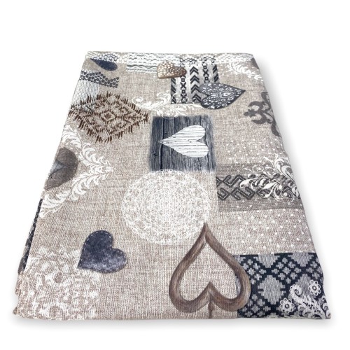 SHABBY TENT beige cm.150X280 Tyrolean made MADE in ITALY