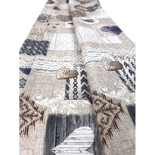 EINRICHTUNGSBEZUG bezug GRAN SCARF TAGESDECKE Sofabezug Tiroler SHABBY BEIGE