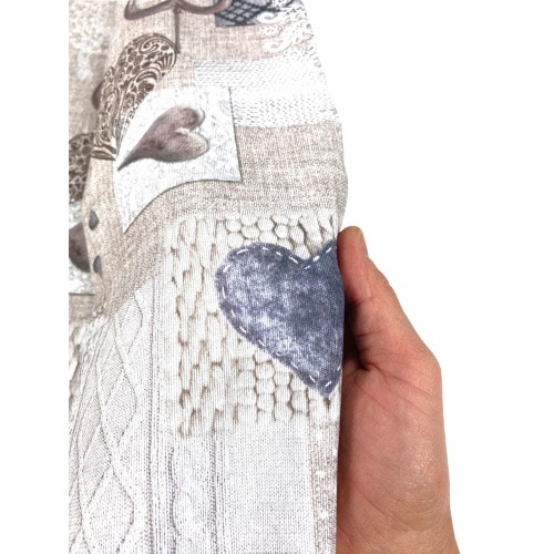 TOVAGLIA antimacchia RESINATA TORINO Tirolese SHABBY Beige