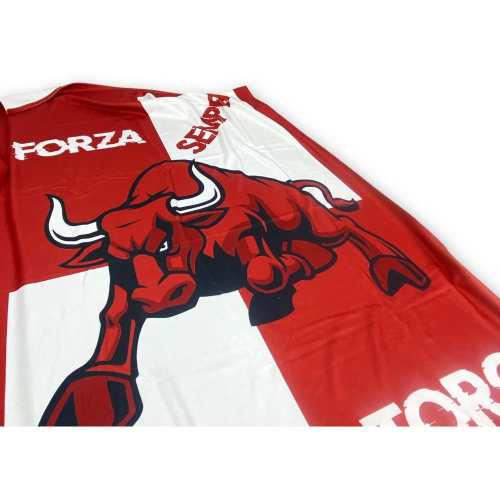 Toalla de playa Bull con escritura bull strength siempre tamaño grande 90x170