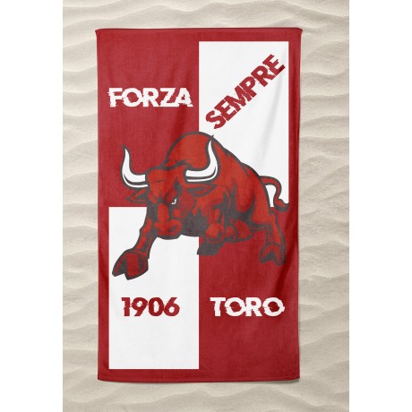 Toalla de playa Forza Toro en suave rizo