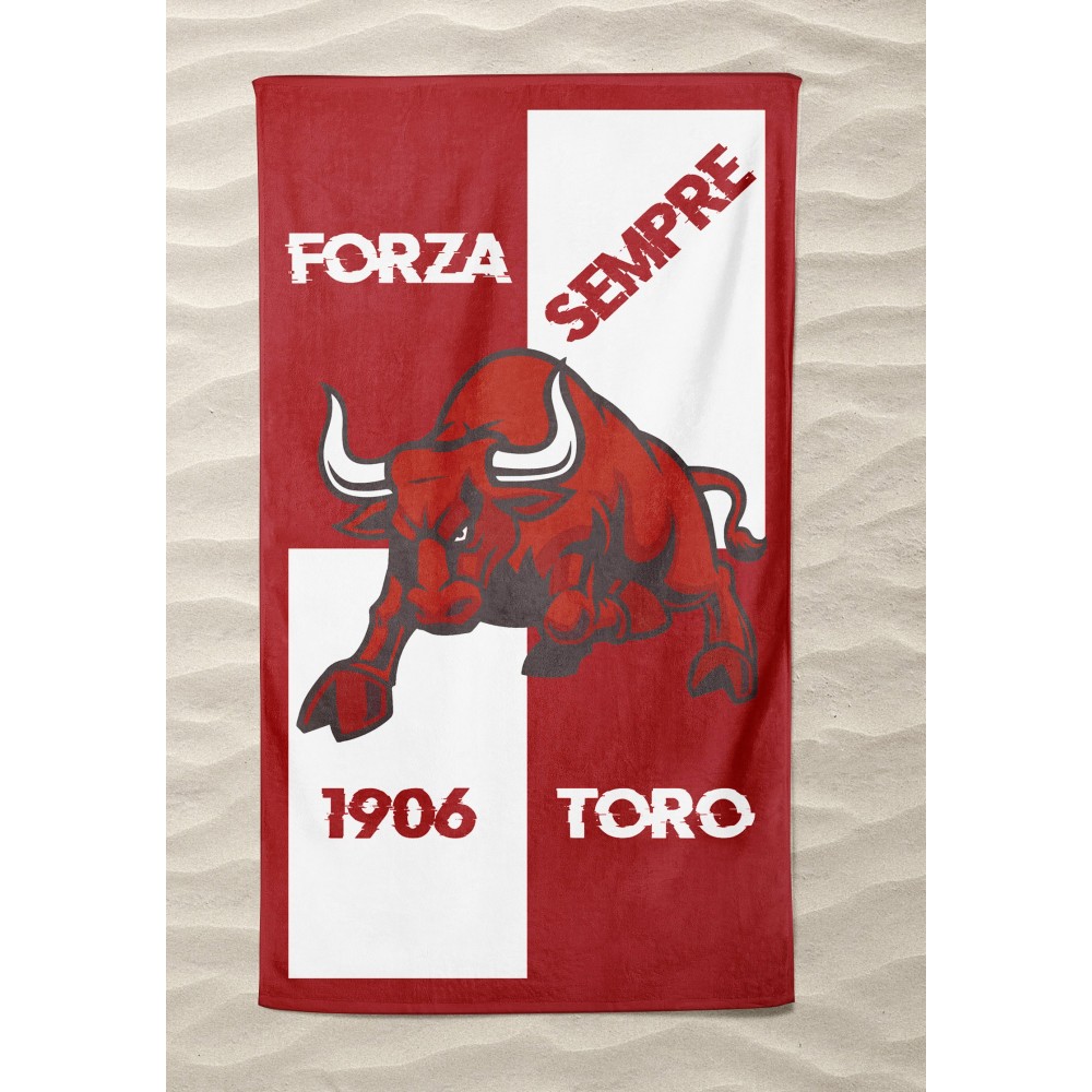 Toalla de playa Forza Toro en suave rizo