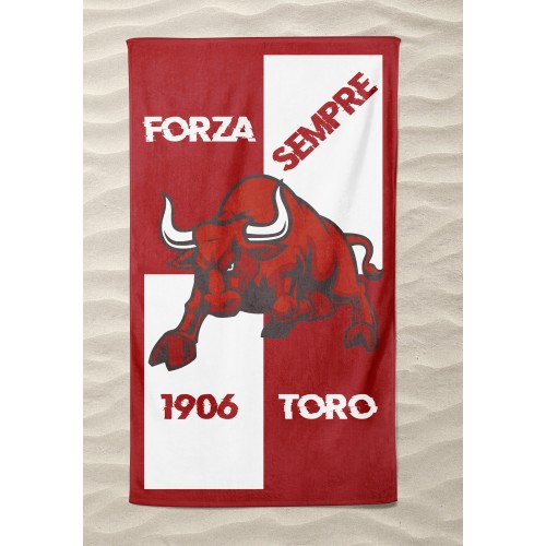 Toalla de playa Forza Toro en suave rizo