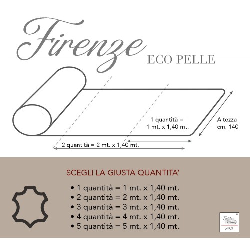 MOLLETTONE SALVATAVOLO FIRENZE in FINTA PELLE simil Pelle ECO pelle altezza cm. 140 Skai A metro