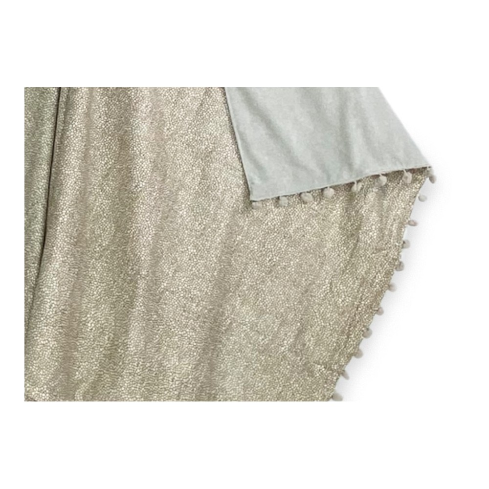 KIKOY Boy Beige doppeltes Strandtuch aus BAUMWOLLE und Frotteehandtuch mit KEEP BACKPACK