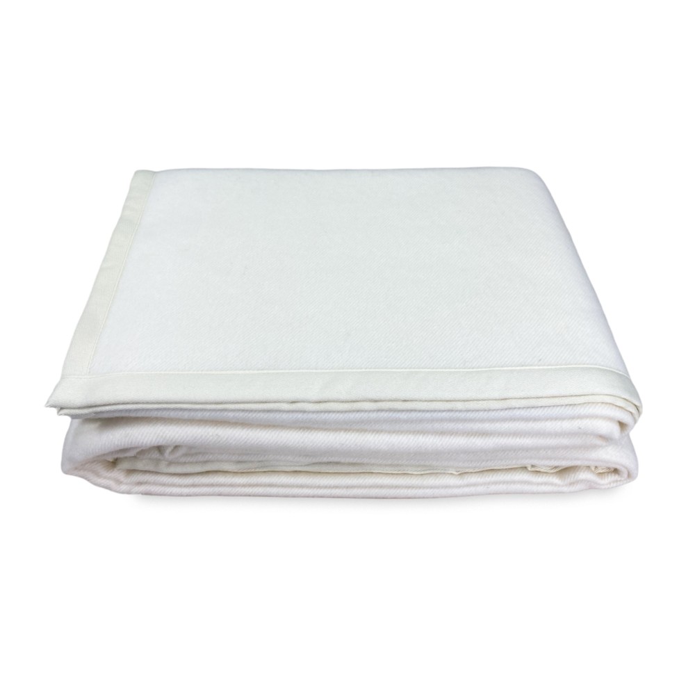 MANTA LIGERA PRIMAVERA VERANO EN LANA MERINO FINO VERANO DOBLE 2 CUADRADOS Natural