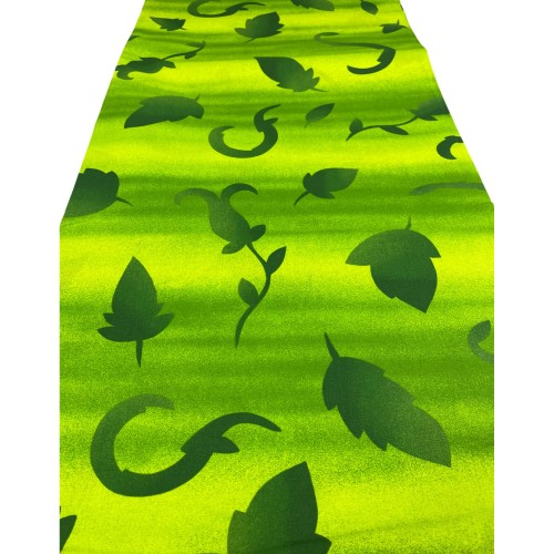 SERVIETTE HOUSSE DE MEUBLE GRAN SCARF couvre-lit CANAPÉ HOUSSE tissu VERT FEUILLE
