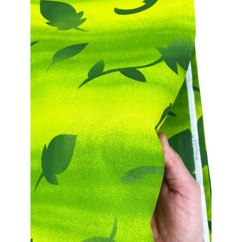 BADEN BEZUG GRAN SCARF Tagesdecke SOFA BEZUG Stoff GREEN LEAF
