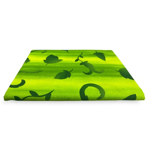 BADEN BEZUG GRAN SCARF Tagesdecke SOFA BEZUG Stoff GREEN LEAF