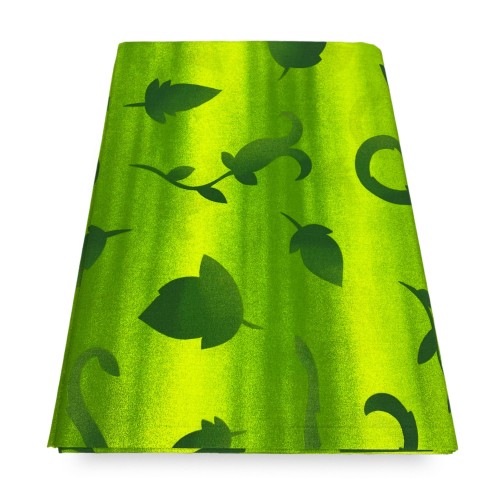 TELO ARREDO copritutto GRAN FOULARD copriletto COPRIDIVANO tessuto FOGLIA VERDE