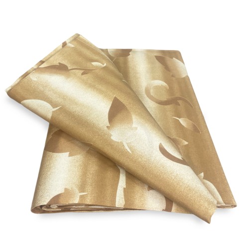 FURNISHING COVER GRAN SCARF bedspread SOFA COVER fabric FOGLIA BEIGE