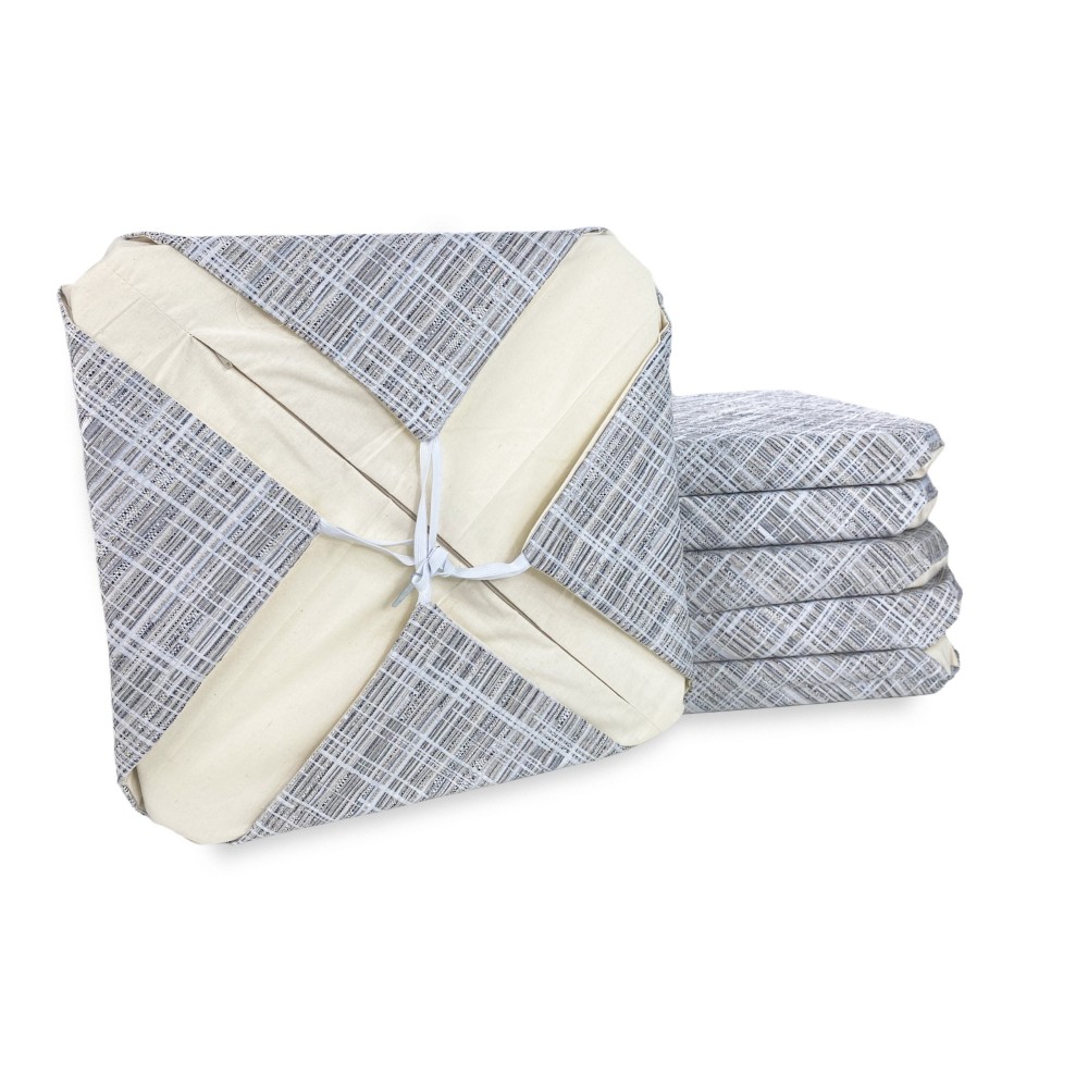 FUNDA DE SILLA CON ALAS color liso EN TELA Jacquard MODERNO Beige