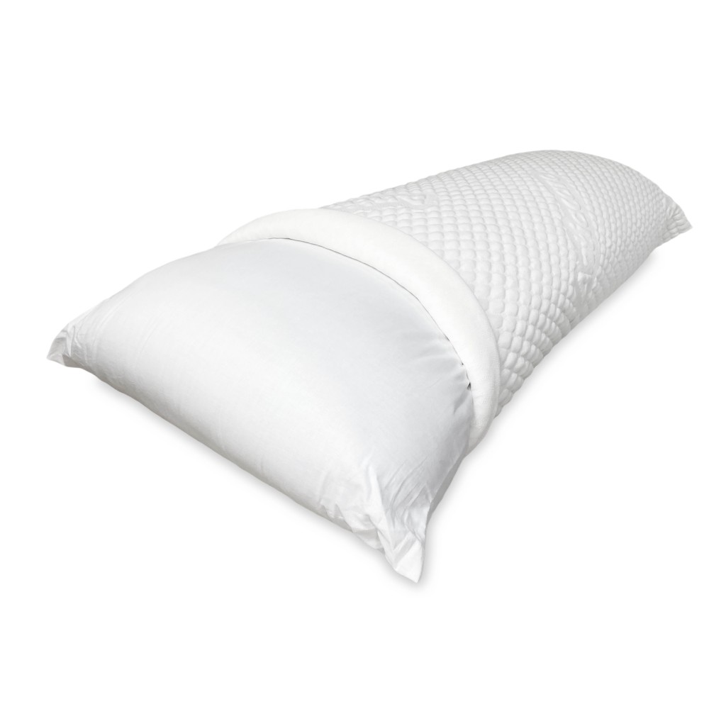SOTTO FEDERA Antiacaro ANALLERGICA BRIGITTE massaggiante BUBBLES cm. 50x120 misura Francese Piazza e Mezza