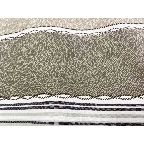 Strandtuch aus Baumwolle mit Fransen im Fouta-Stil 2