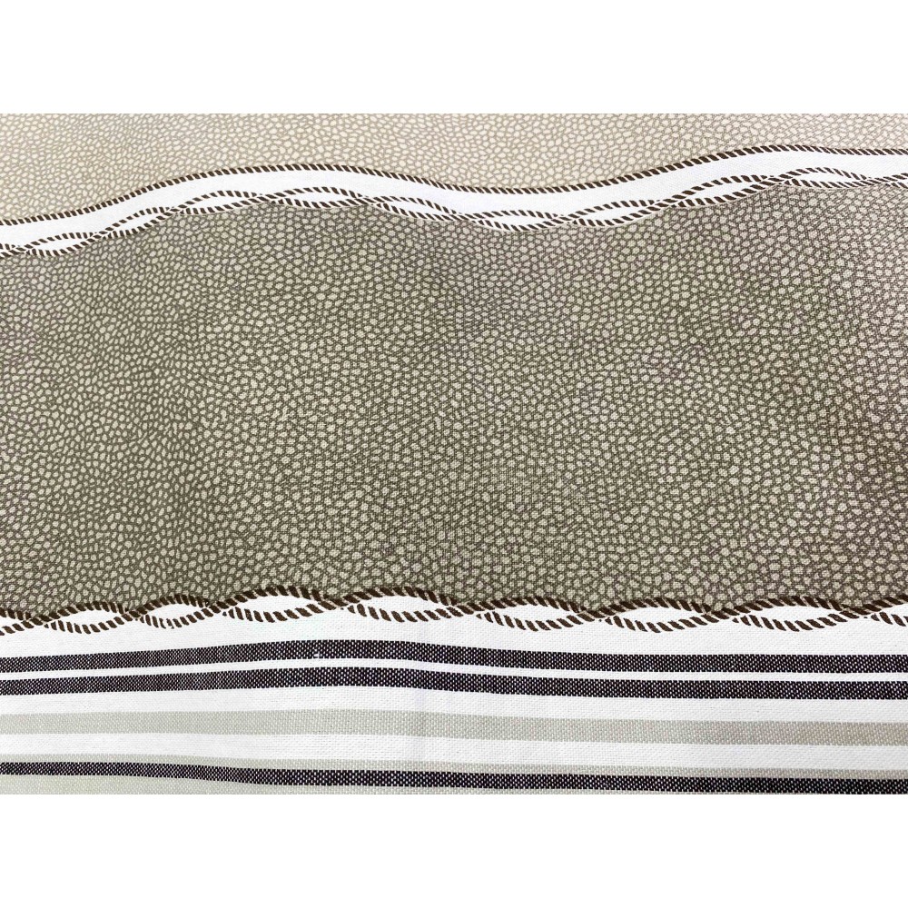 STRANDTUCH fouta BOY BEIGE GRÖSSE LARGE mit Strandrucksack KEEP CALM CM.100X200