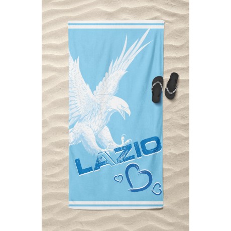 I Love LAZIO terry towel large cm. 90 X 170 2