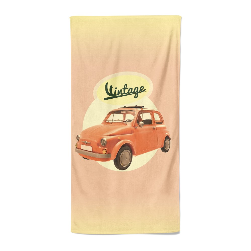 STRANDTUCH aus Frottee 500 VINTAGE Größe groß cm. 90 X 170 CM