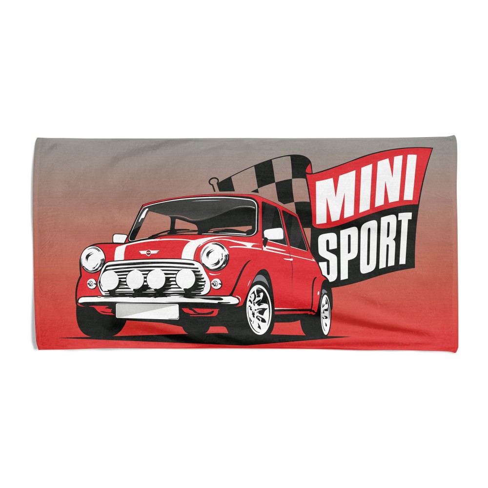 MINI SPORT terry beach towel large size cm. 90 X 170