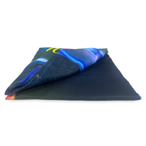 BEACH TOWEL in LOVEBIRDS size large cm. 90 X 170