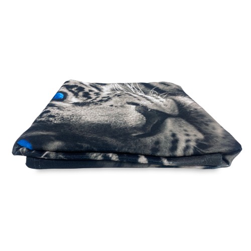 TELO MARE in spugna Leopardo BORN to BE FREE misura grande cm. 90 X 170