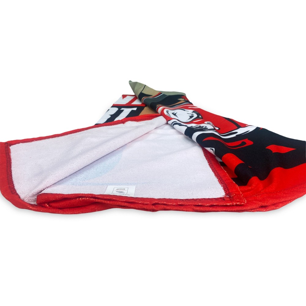 SERVIETTE DE PLAGE en éponge MINI SPORT taille grand cm. 90 x 170