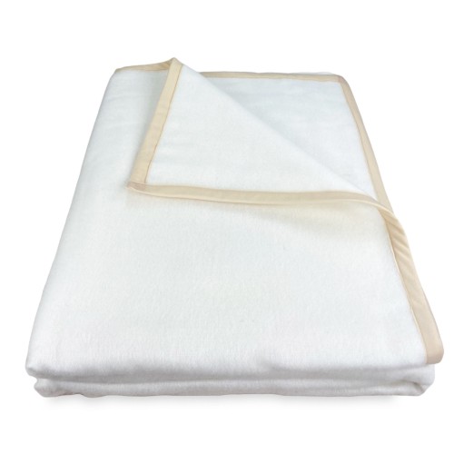 HARMONY BLANKET Medium weight in PURE VIRGIN WOOL AND TENCEL extracted from Eucalyptus and Beech