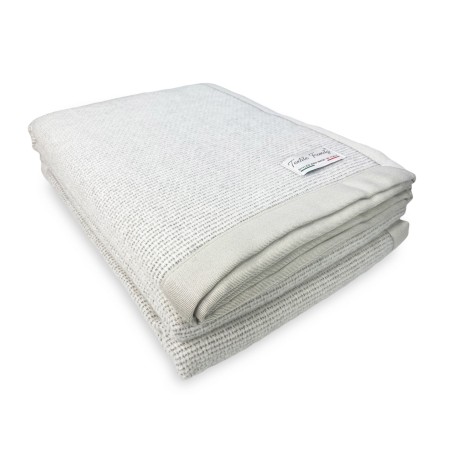 Coperta leggera estiva in lana di alpaca e lana merino  prodotta in Italia