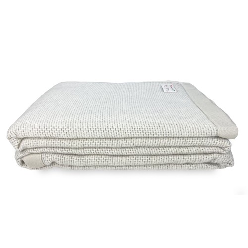 Coperta leggera estiva in lana di alpaca e lana merino  prodotta in Italia