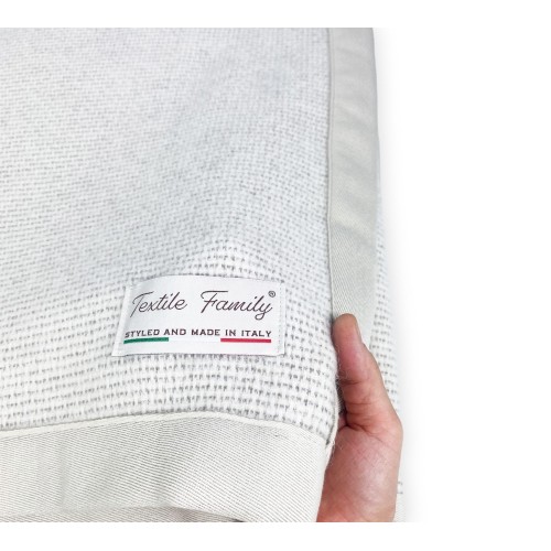 Coperta leggera estiva in lana di alpaca e lana merino  prodotta in Italia