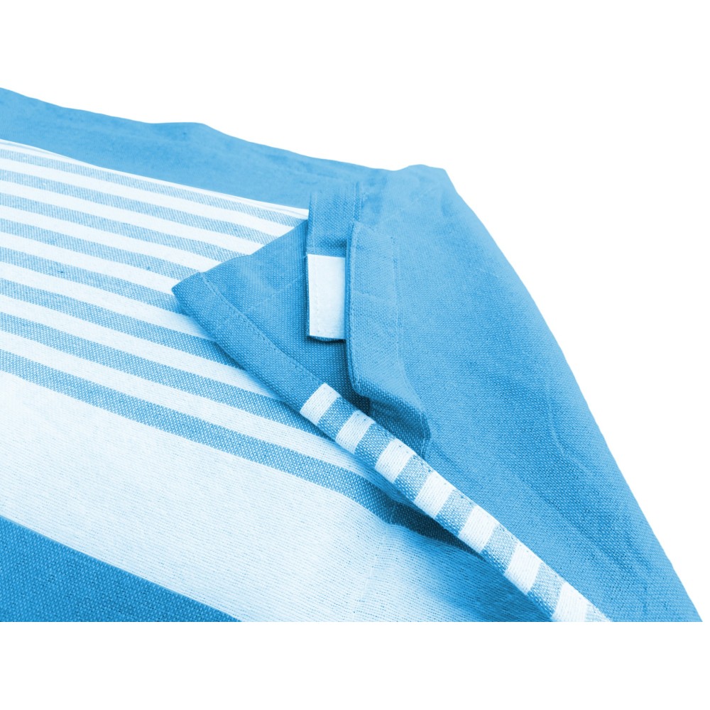 Fouta beach towel from sunbed in pure cotton with elastic corners