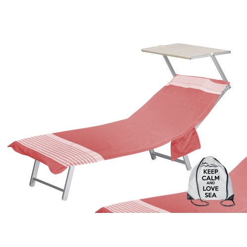 Cotton sunbed beach towel