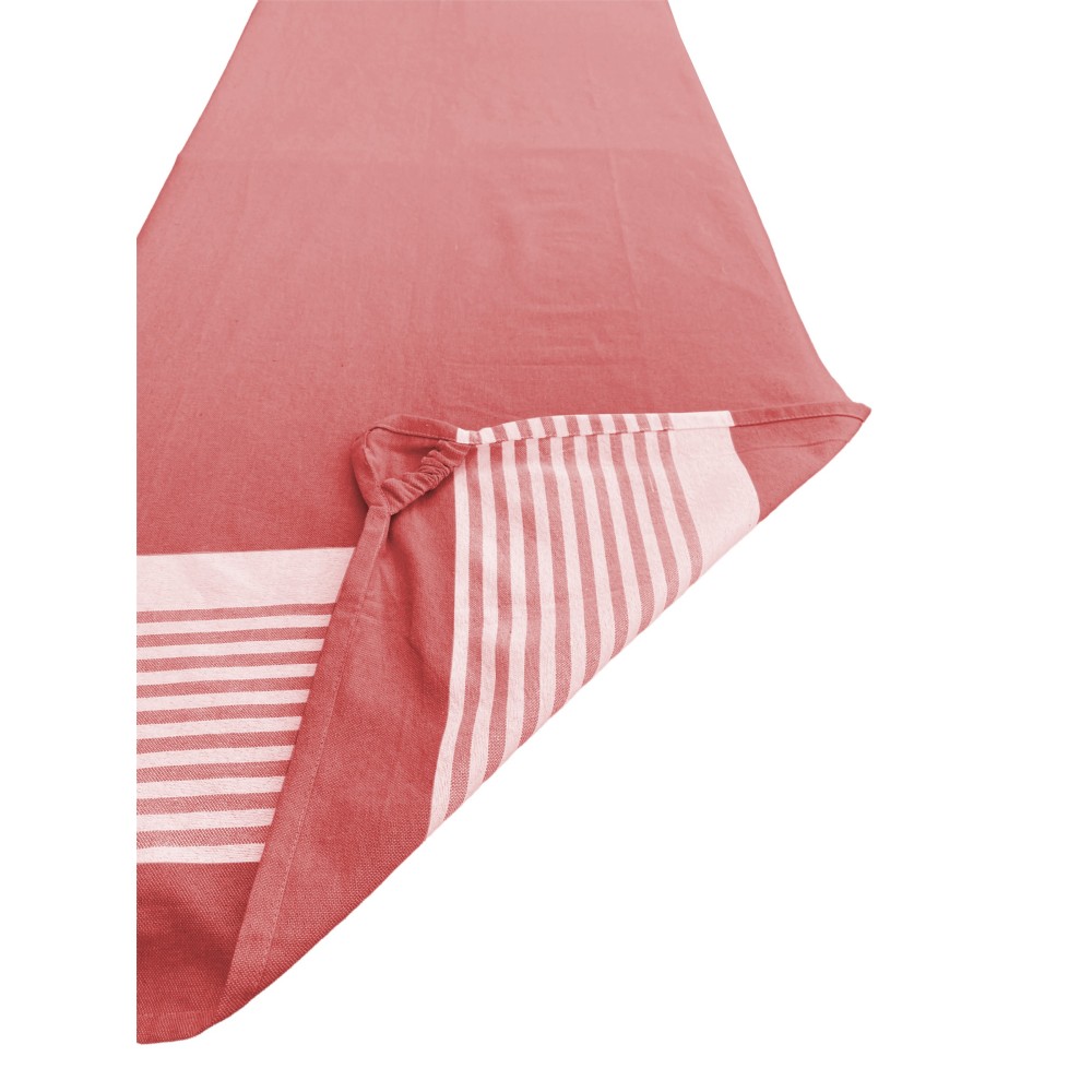 Fouta beach towel from sunbed in pure cotton with elastic corners