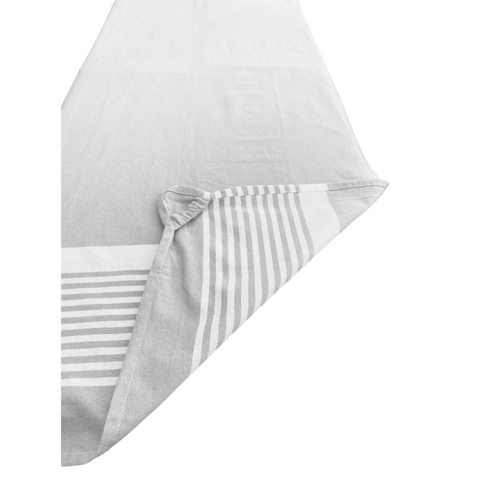 Telo mare fouta da lettino in puro cotone con angoli elastici