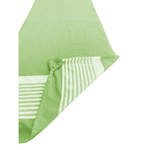 Serviette de plage en pur coton transat avec coins élastiques