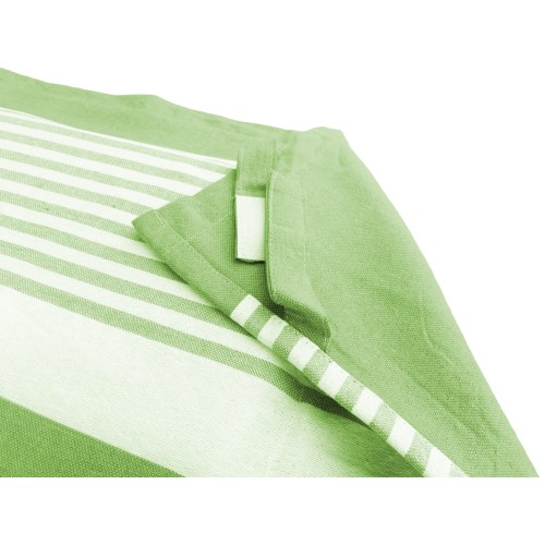Serviette de plage en pur coton transat avec coins élastiques