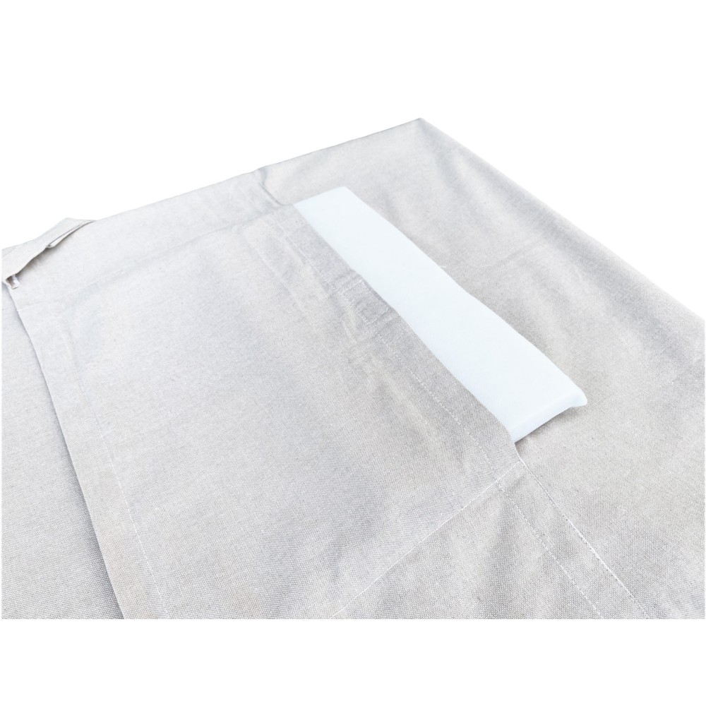 Fouta beach towel from sunbed in pure cotton with elastic corners