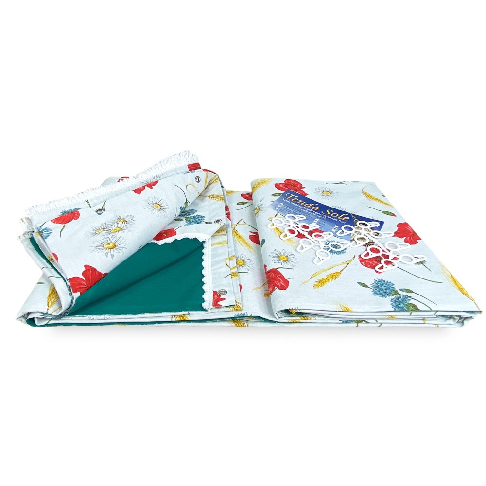 OUTDOOR AWNING GARDEN printed POPPY