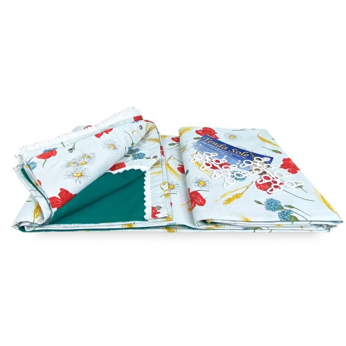 TENDA SOLE da esterno GIARDINO stampata PAPAVERI confezionata
