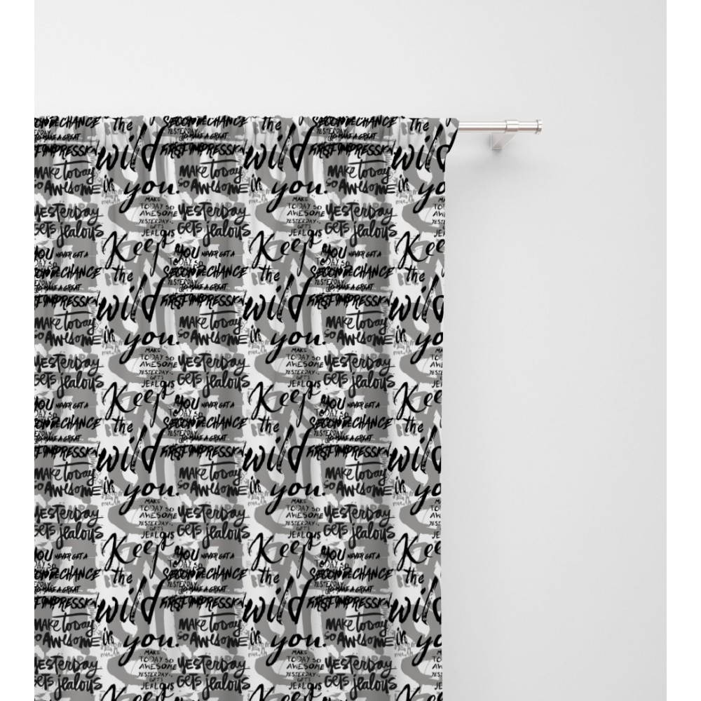 TENTE ÉCRIT écrit écrits modernes cm. 140X280 Fabriqué en Italie