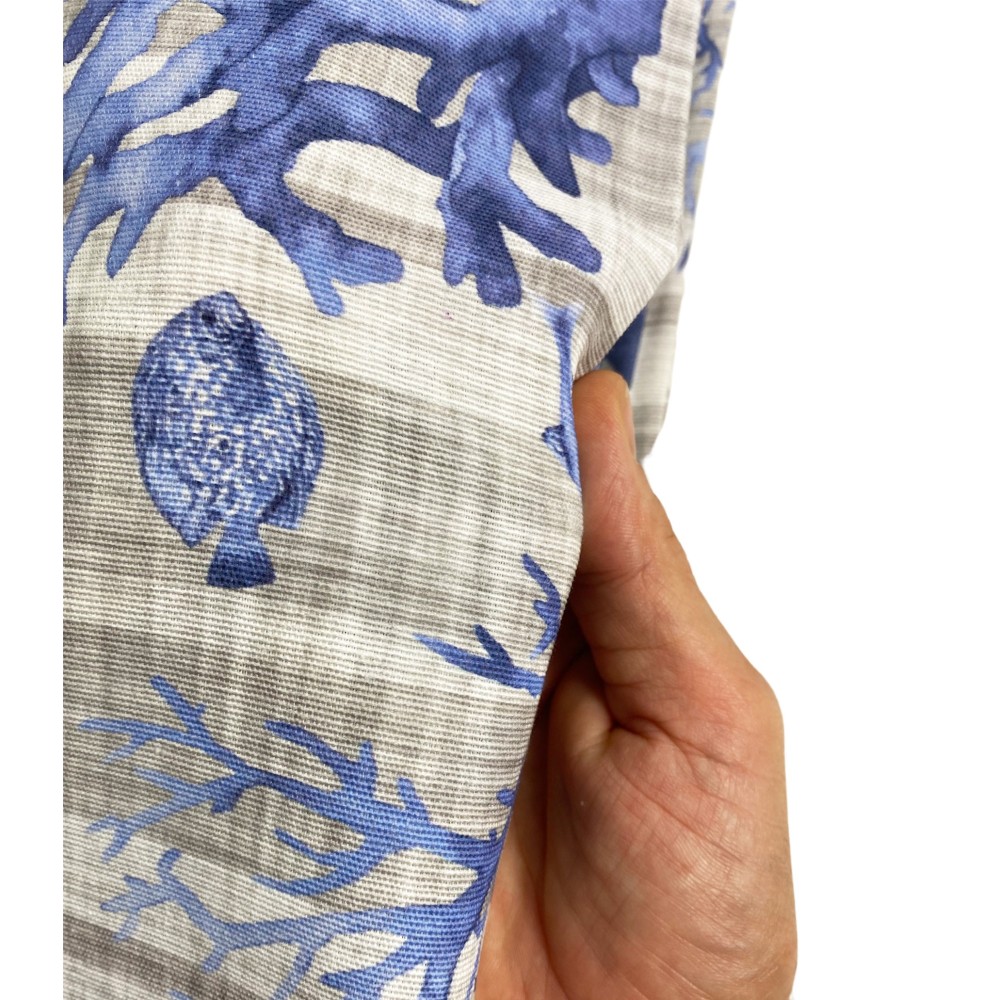 FUNDA DE TOALLA PARA MUEBLE GRAN SCARF COLCHA funda de sofá PESCI sea sea BLUE